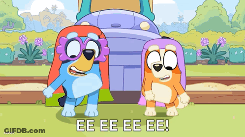 Bluey Grannies GIF