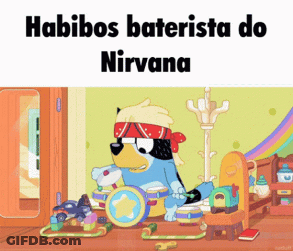 Bluey Heeler Nirvana GIF