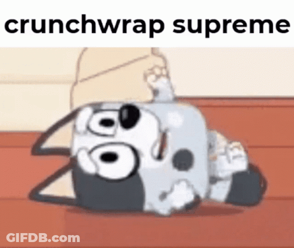 Bluey Muffin Heeler GIF