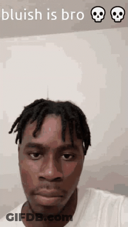 Bluish Bro Selfie Shot GIF