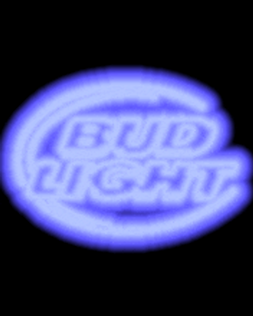 Blur To Clear Bud Light LED GIF