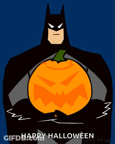 Blurred Batman Poster Saying Long Live The Bat GIF