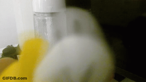 Blurred Bottle With White Lid GIF