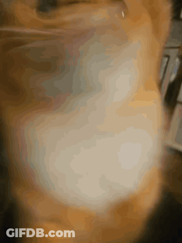 Blurred Cat With White Spots GIF