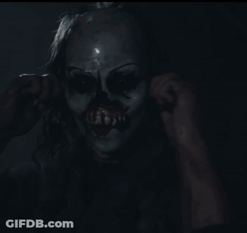 Blurred Dark Background With White Lines GIF