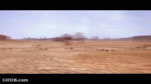 Blurred Desert With Trees In Distance GIF