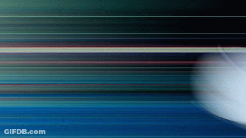 Blurred Face Against Blue Background GIF