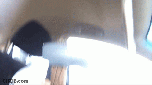 Blurred Face And White Object GIF