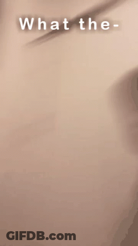 Blurred Face Saying What The GIF