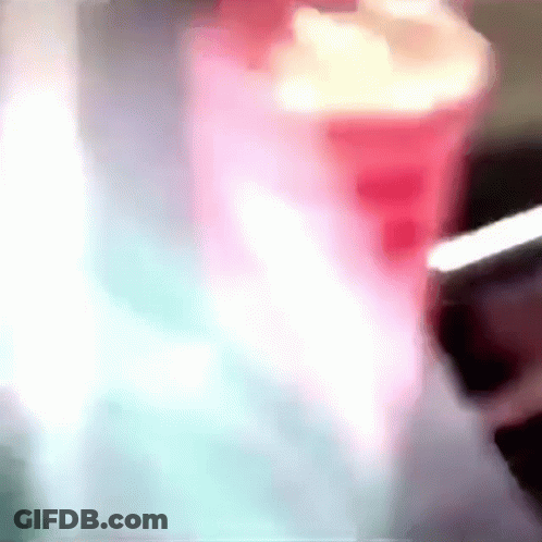 Blurred Face With Red Triangle GIF