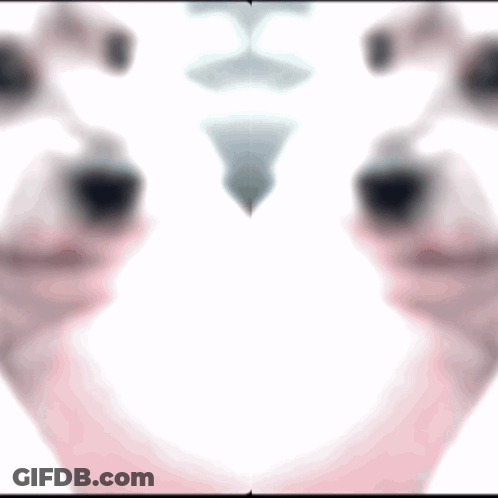 Blurred Face With Triangle Background GIF