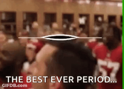 Blurred Football Team The Best Ever Period GIF