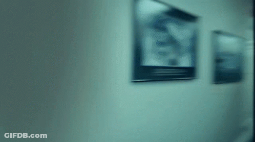 Blurred Hallway With Picture On Wall GIF