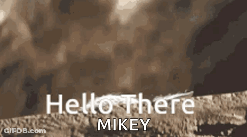 Blurred Image Hello There Mikey GIF