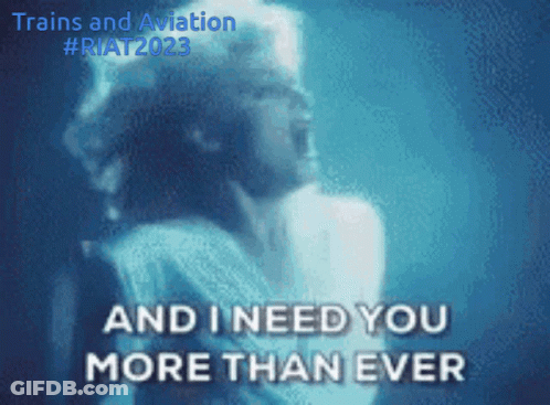 Blurred Man And Woman Saying And I Need You More Than Ever GIF