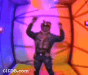 Blurred Man Dancing In Room GIF