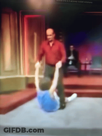 Blurred Man In Red And Blue Shirt Welcome To It Anyway Russell Simmons GIF