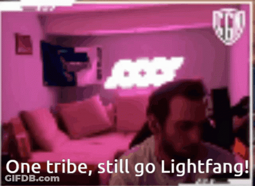 Blurred Man One Tribe Still Go Lightfang GIF