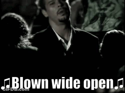 Blurred Man Playing Guitar Blown Wide Open GIF