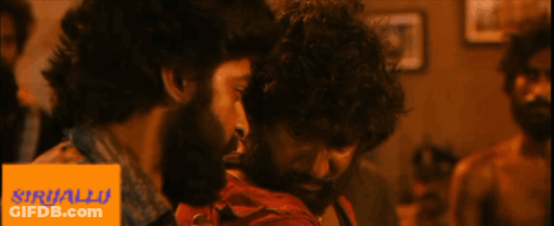 Blurred Man With Beard Saying Virjallu GIF