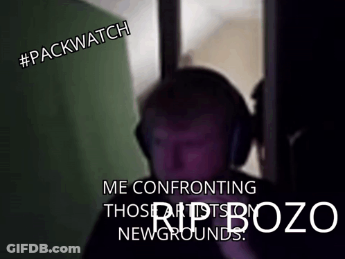 Blurred Man With Headphones #Packwatch GIF