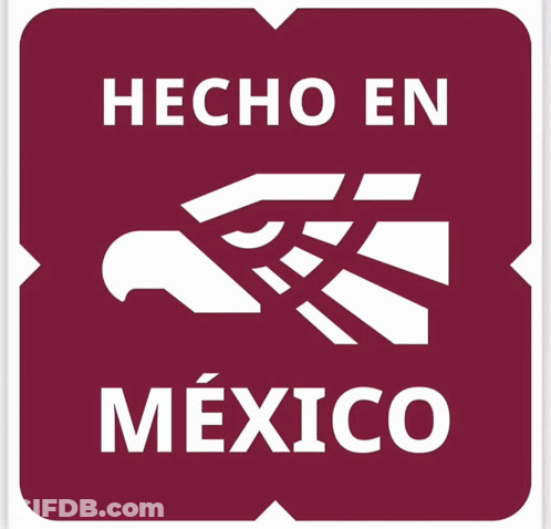 Blurred Mexico Logo With Hand GIF