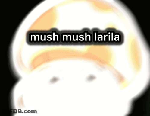 Blurred Mushroom With Mush Mush Larila GIF