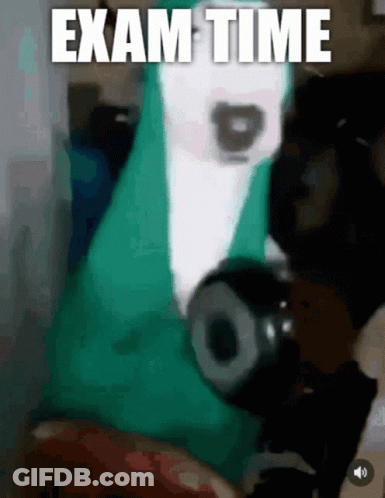 Blurred Person Exam Time GIF