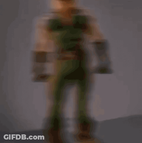 Blurred Person Holding Fireball GIF