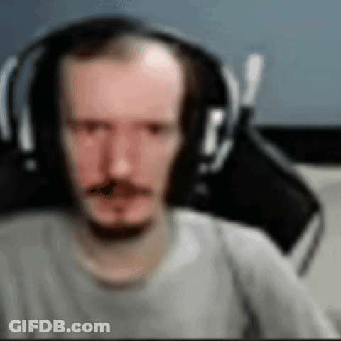 Blurred Person Holding Gun Saying Im Free GIF