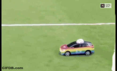 Blurred Person In Car Saying Love You GIF