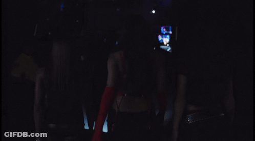 Blurred Person In Dark Room GIF