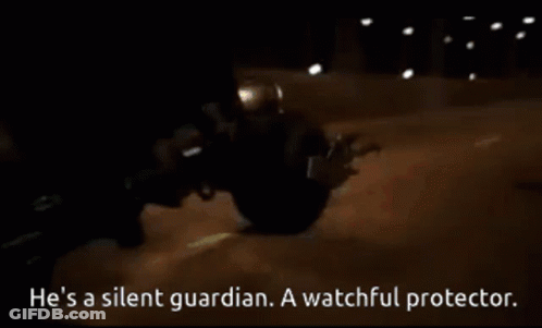 Blurred Person Riding Bike Silent Guardian Watchful Protector GIF