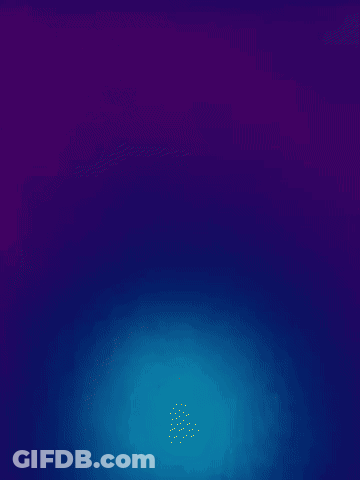 Blurred Person's Face With Purple And Orange Background GIF