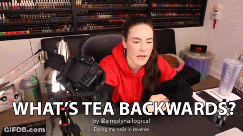 Blurred Person Saying Me When I Say Burgundy Sauce And Reverse The Audio GIF
