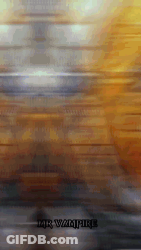 Blurred Person Saying Mr Vampire GIF