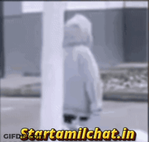 Blurred Person Standing Next To Pole Starttamilchat.in GIF