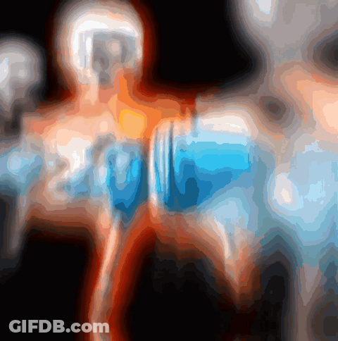 Blurred Person With Number 20 On Chest GIF