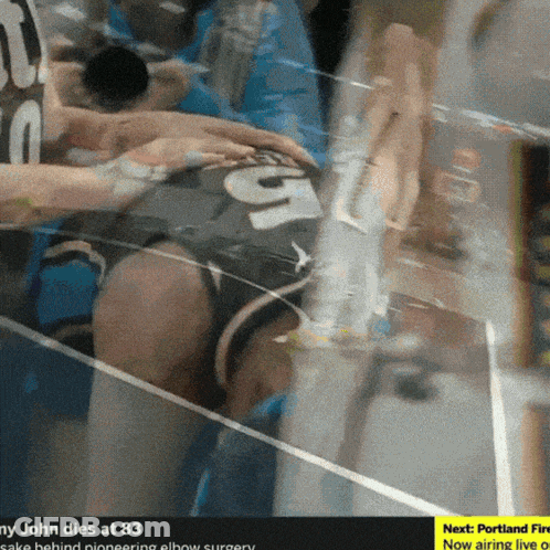 Blurred Person With Number 53 On Shirt GIF