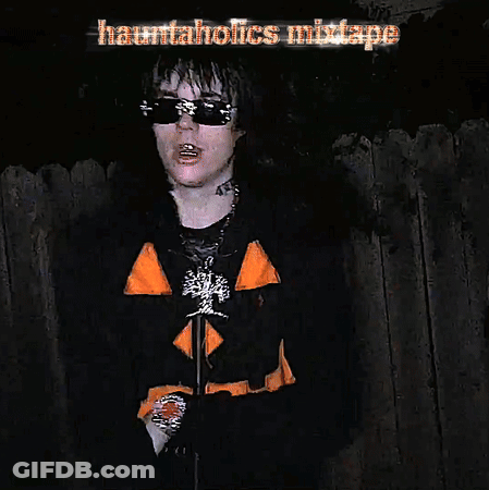 Blurred Person With Pumpkin Face Hauntholics Mixtape GIF