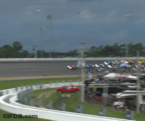 Blurred Race Cars Ford GIF