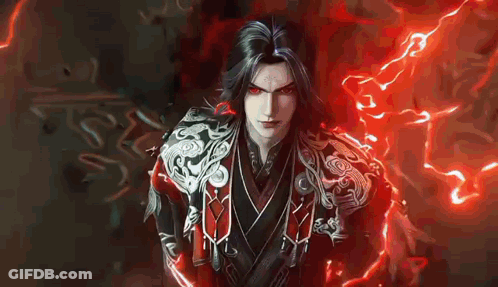 Blurred Red Background With Lines GIF