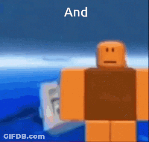 Blurred Roblox Character Saying And GIF