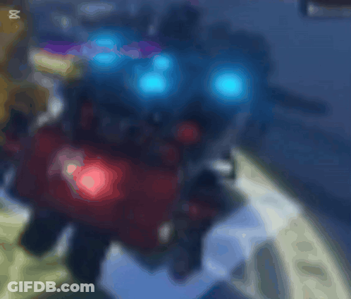 Blurred Robot Cap Cut GIF