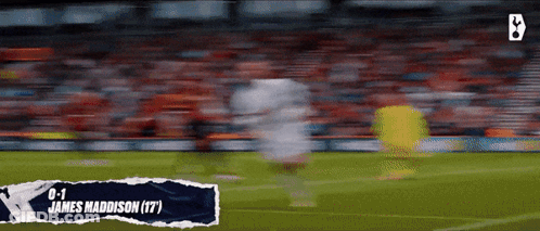 Blurred Soccer Game With James Maddison GIF
