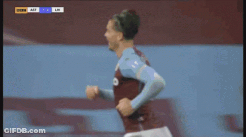 Blurred Soccer Player Celebrating Goal AST 2 LIV GIF