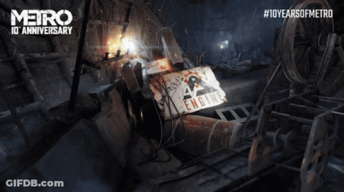 Blurred Video Game Metro GIF