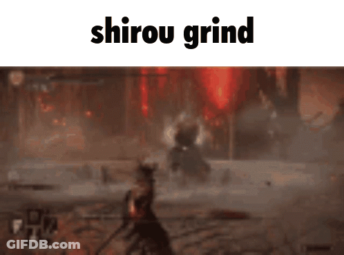 Blurred Video Game Shirou Grind GIF