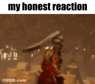 Blurred Woman In Red Dress My Honest Reaction GIF