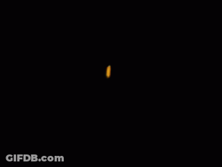 Blurred Yellow Letter A GIF